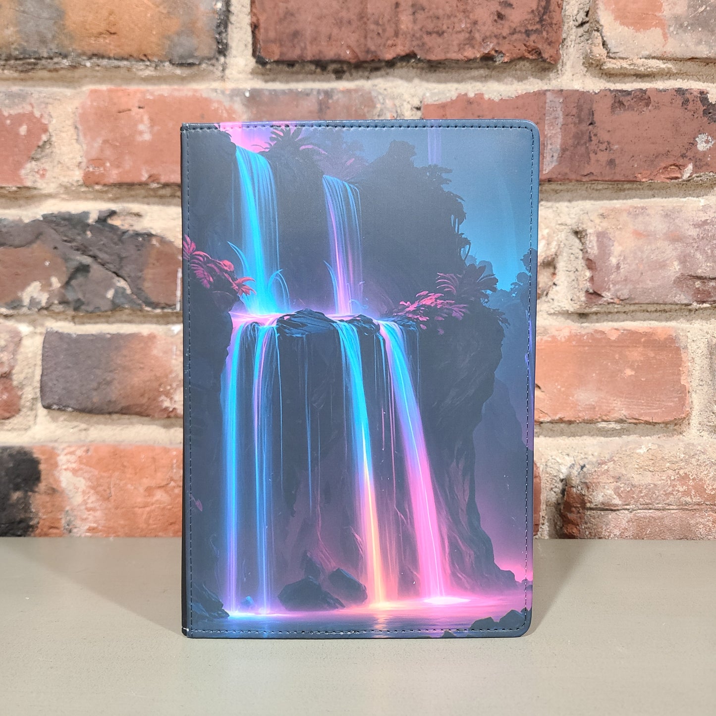 Neon Waterfall Journal