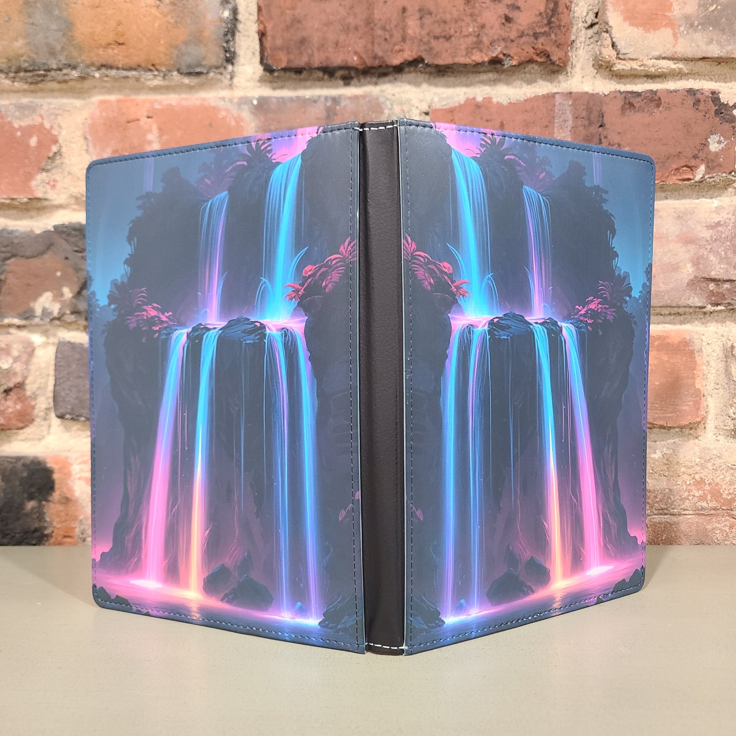 Neon Waterfall Journal