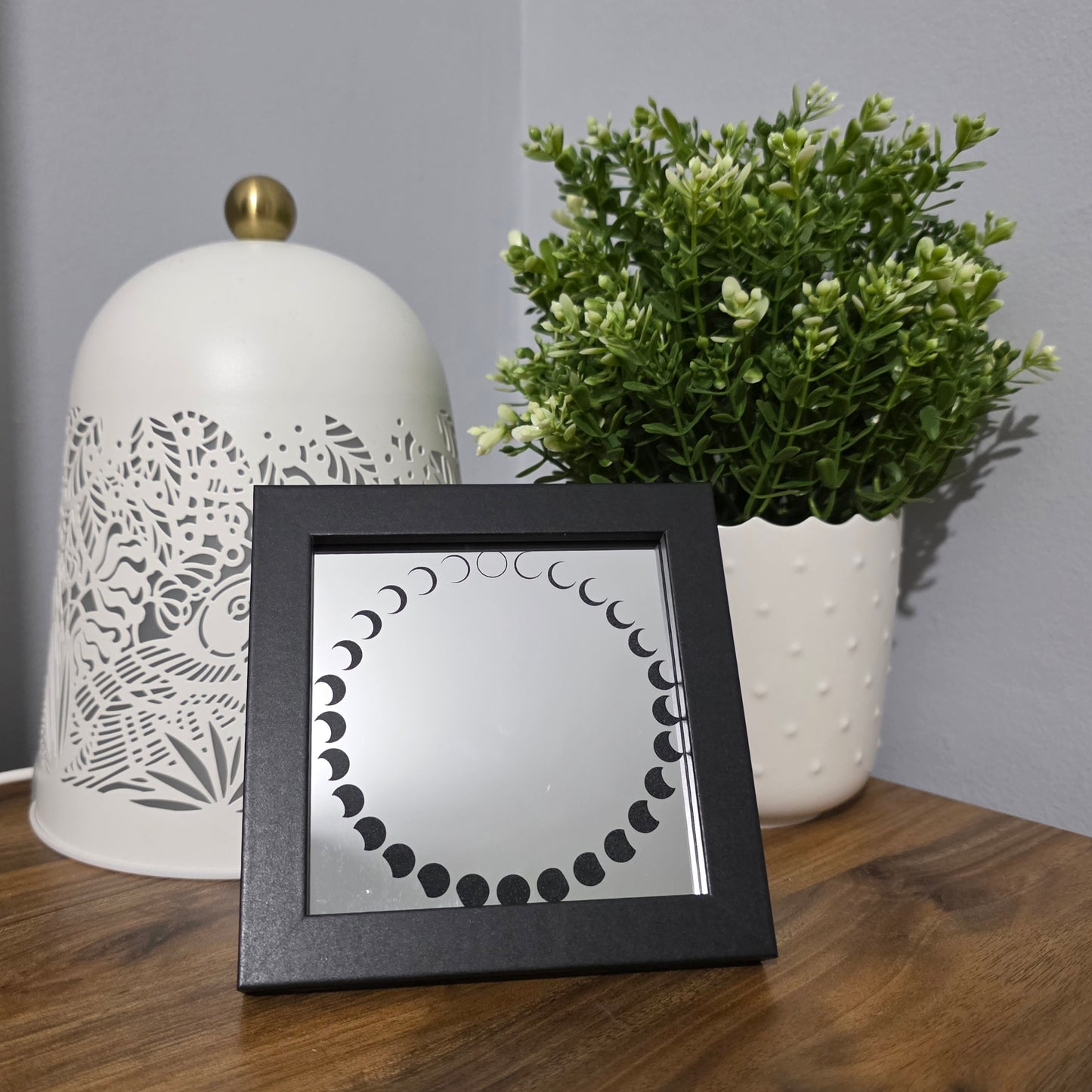 Moon Phases Desktop Mirror