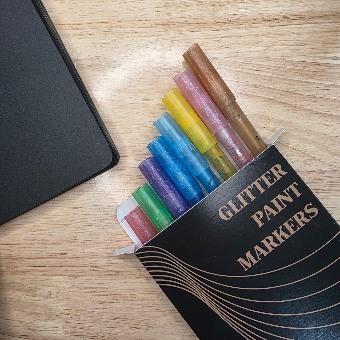 Glitter Paint Markers 8 Pack