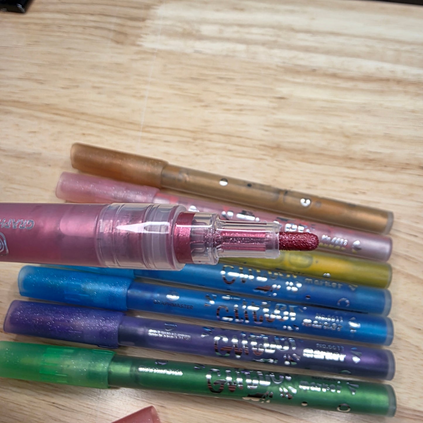 Glitter Paint Markers 8 Pack