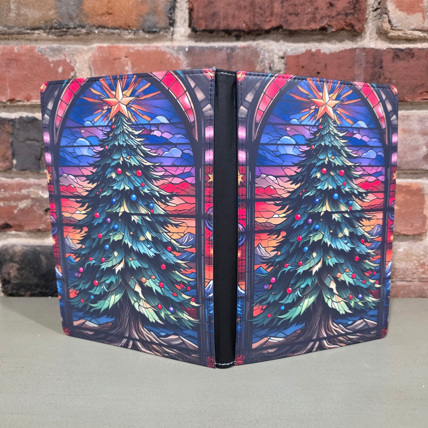 Christmas Tree Stained Glass Journal