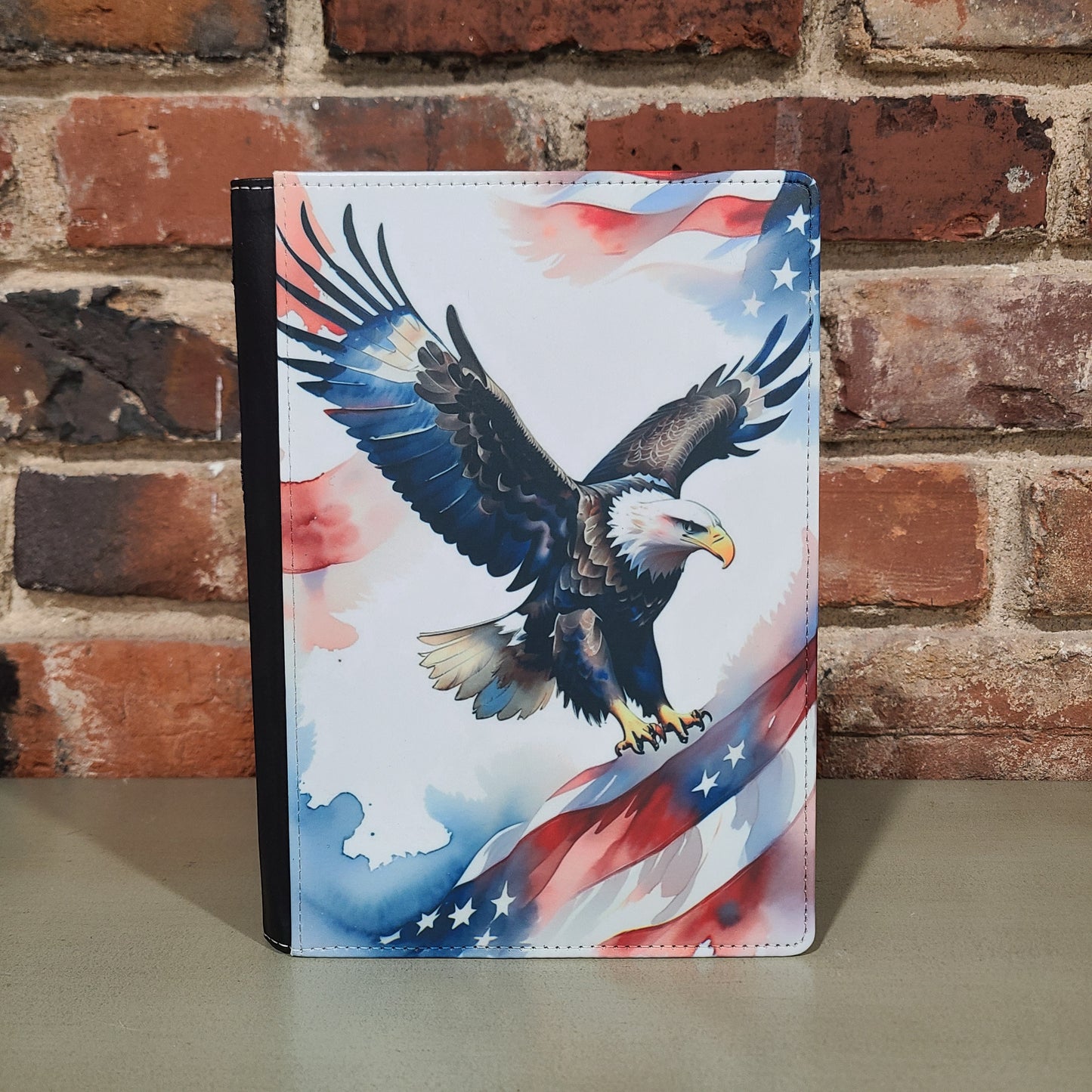 Eagle American Flag Journal, Watercolor