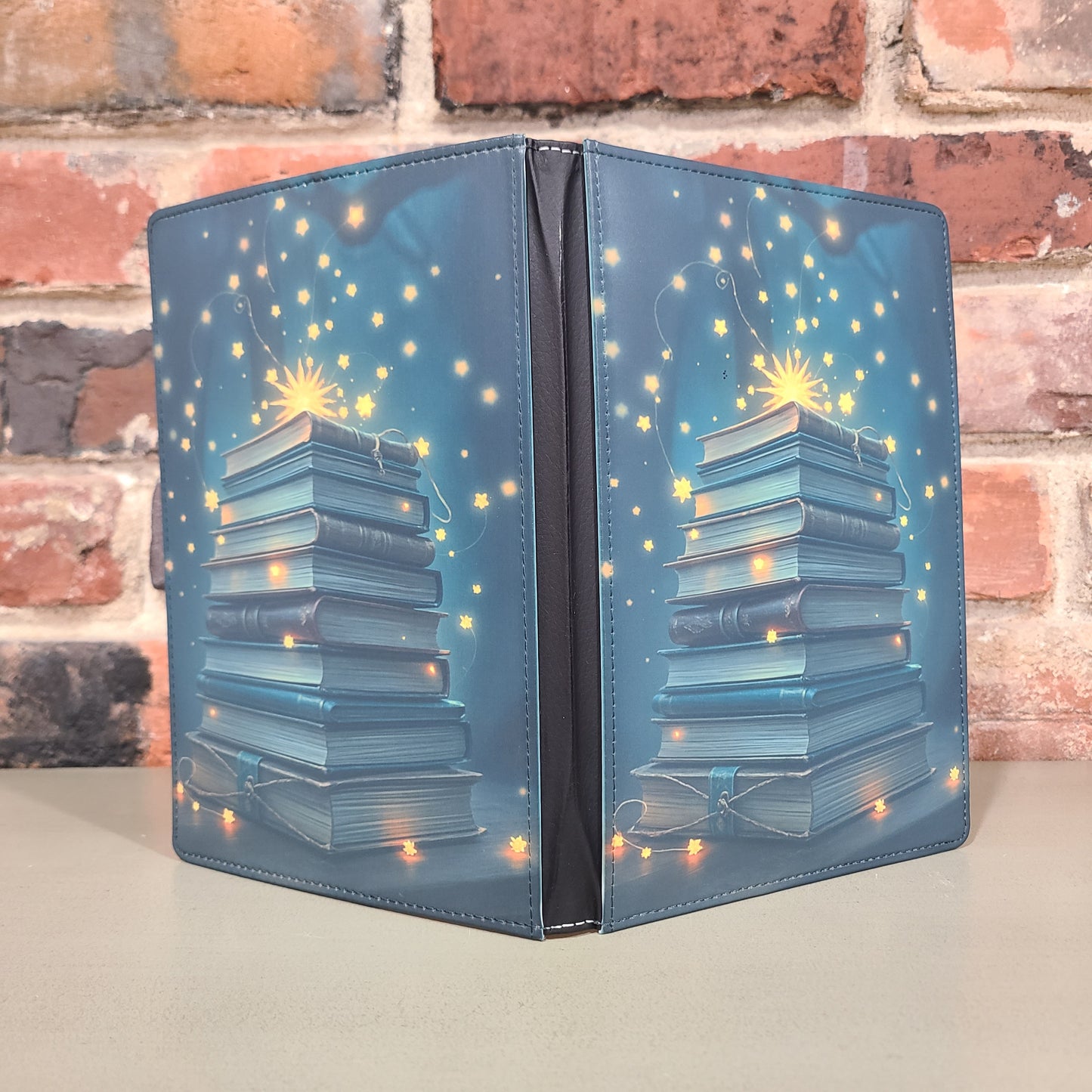 Starry Book Stack Journal