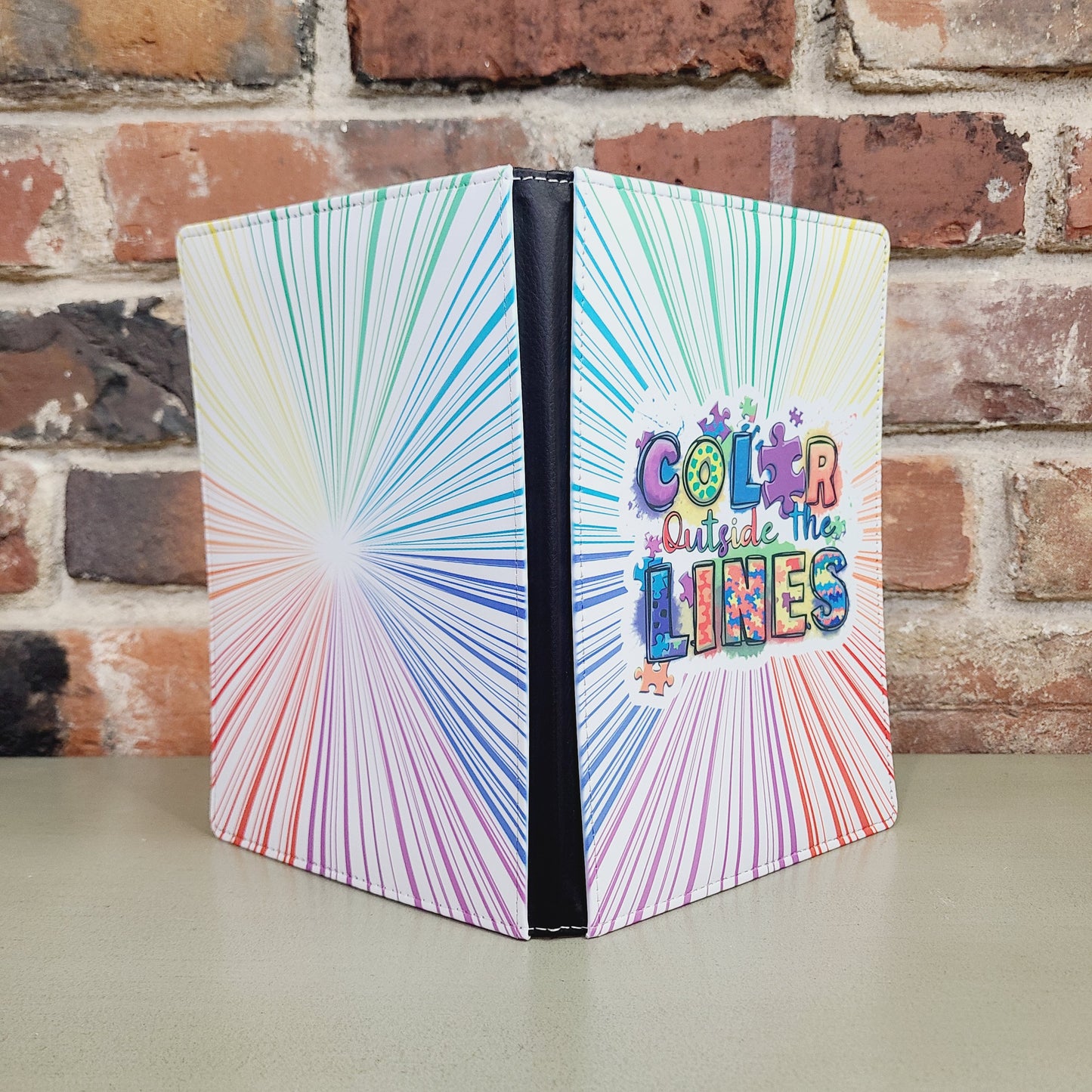 Autism Color Outside the Lines Rainbow Journal, Autism Awareness