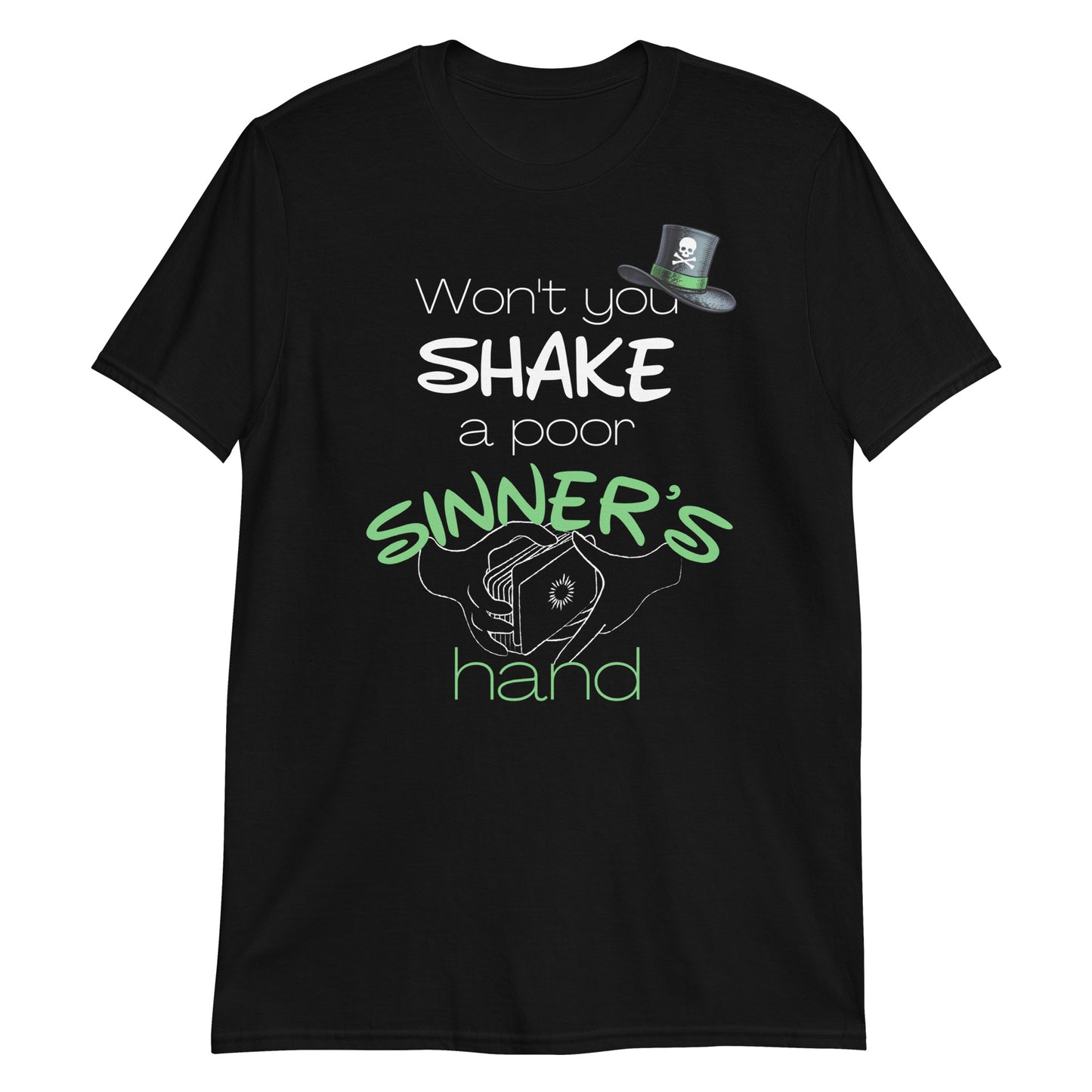 Disney Princess and the Frog, Shake a Poor Sinner's Hand, Voodoo Shirt, Princess Tiana, Disney Shirt, Magic Short-Sleeve Unisex T-Shirt