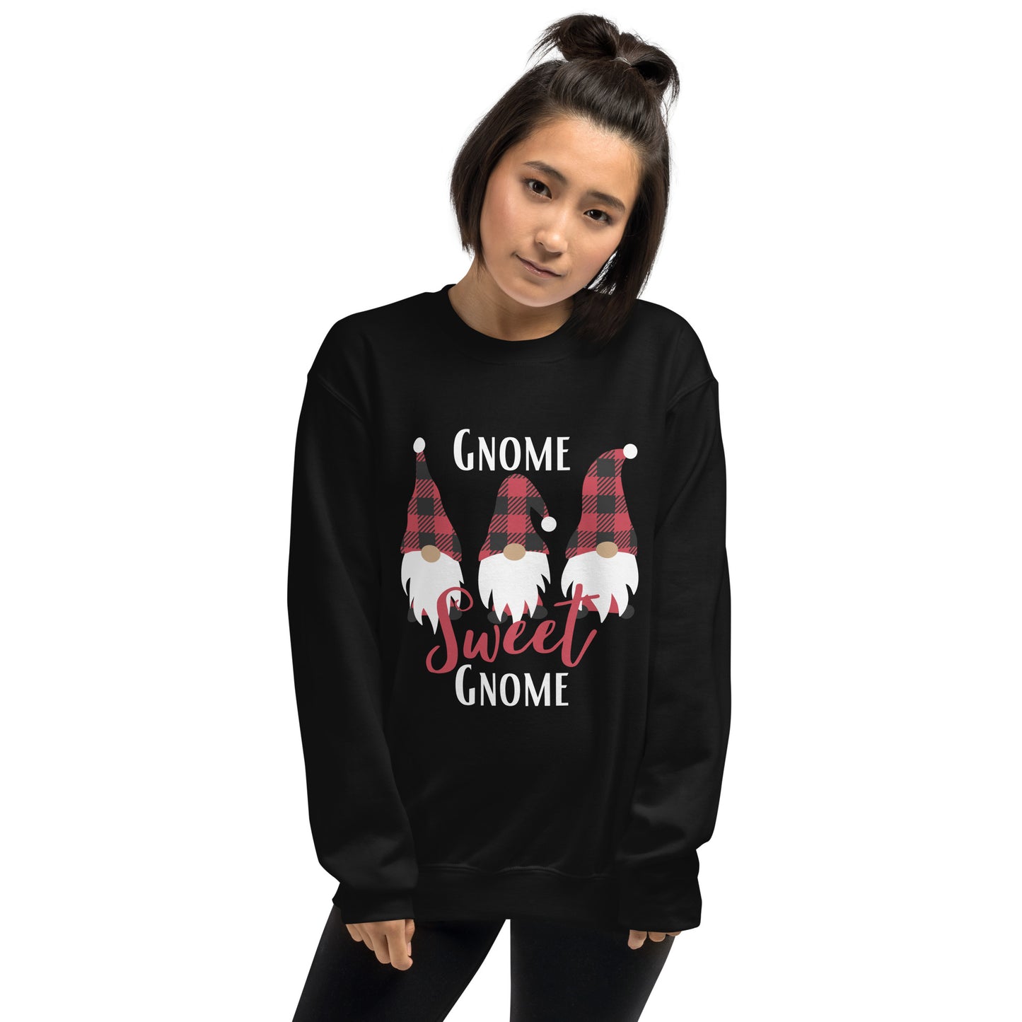 Gnome Sweet Gnome Sweatshirt, Gnome Sweatshirt, Cute Gnomes, Christmas Gnomes, Christmas Sweatshirt, Unisex Sweatshirt