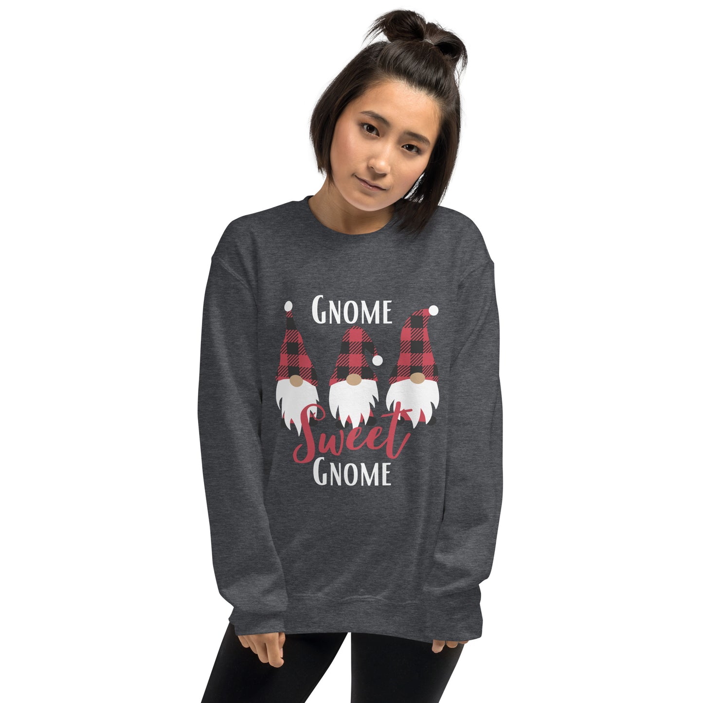 Gnome Sweet Gnome Sweatshirt, Gnome Sweatshirt, Cute Gnomes, Christmas Gnomes, Christmas Sweatshirt, Unisex Sweatshirt
