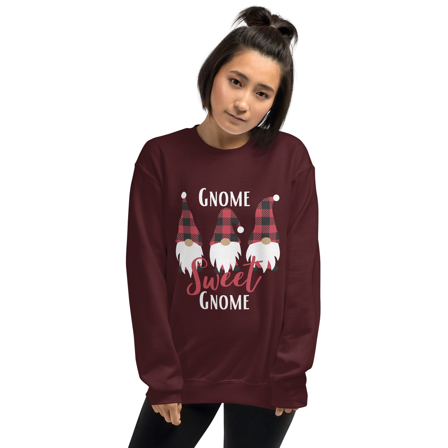 Gnome Sweet Gnome Sweatshirt, Gnome Sweatshirt, Cute Gnomes, Christmas Gnomes, Christmas Sweatshirt, Unisex Sweatshirt