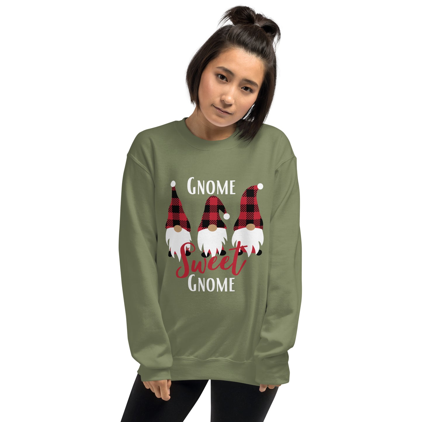 Gnome Sweet Gnome Sweatshirt, Gnome Sweatshirt, Cute Gnomes, Christmas Gnomes, Christmas Sweatshirt, Unisex Sweatshirt