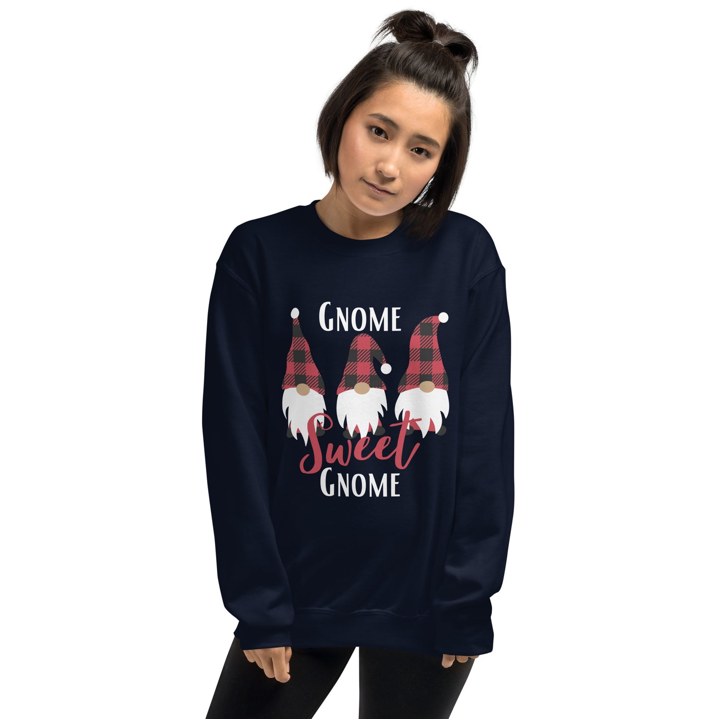 Gnome Sweet Gnome Sweatshirt, Gnome Sweatshirt, Cute Gnomes, Christmas Gnomes, Christmas Sweatshirt, Unisex Sweatshirt