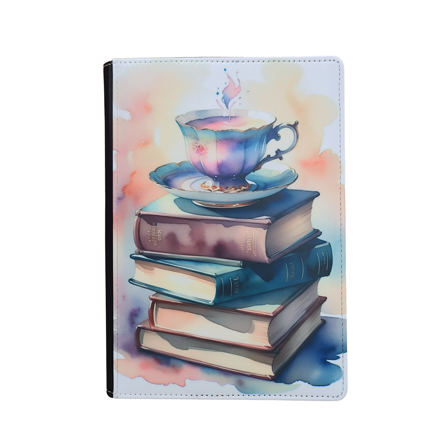 Books and Tea Watercolor Journal