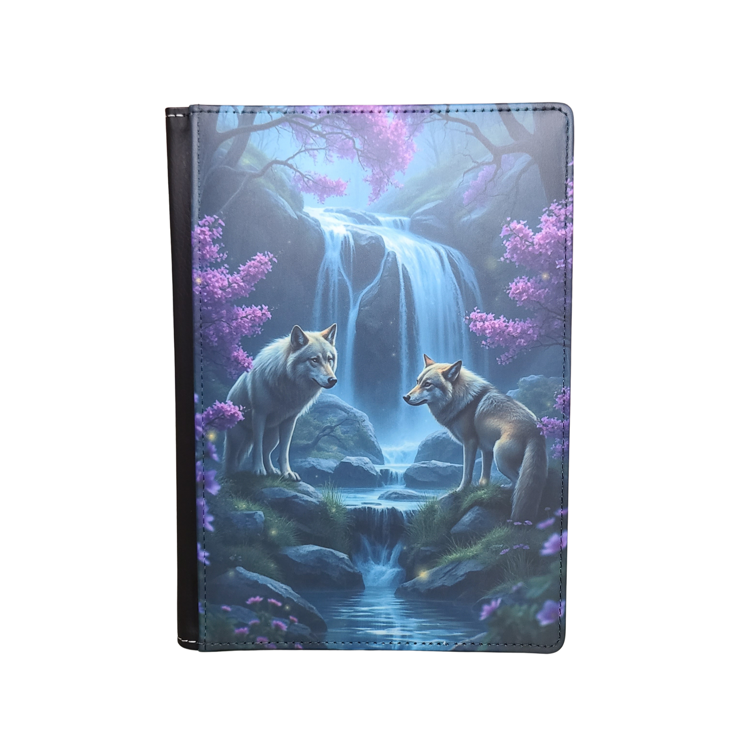 Wolf Journal, Waterfall Forest Landscape