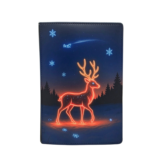 Reindeer Glow Light Art Journal
