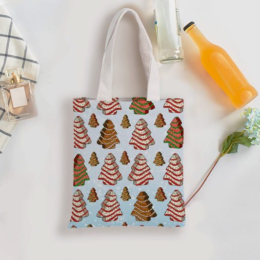 Christmas Tree Cake Tote Bag