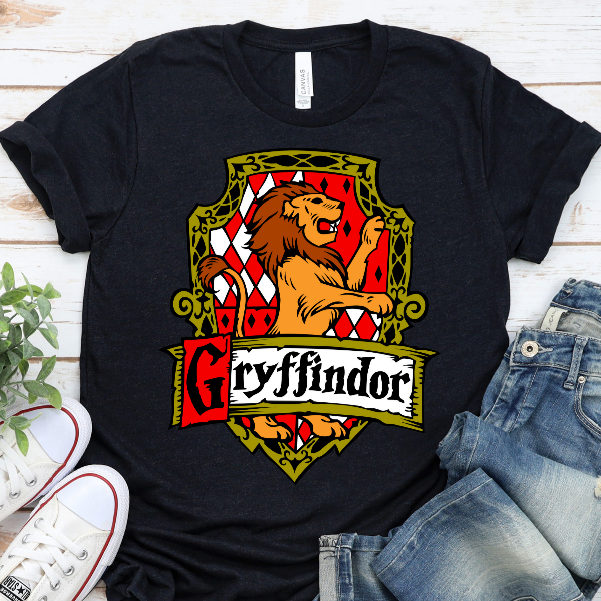 Harry Potter Shirt, Gryfinndor, Hogwarts, Potterhead, Harry Potter Fan, Hermione Granger, Ron Weasley, Wizards, Short-Sleeve Unisex T-Shirt