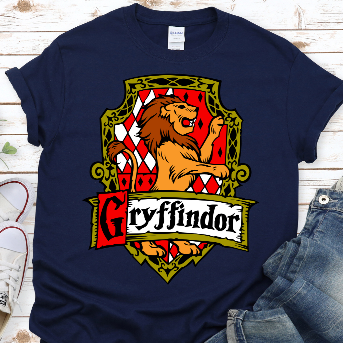 Harry Potter Shirt, Gryfinndor, Hogwarts, Potterhead, Harry Potter Fan, Hermione Granger, Ron Weasley, Wizards, Short-Sleeve Unisex T-Shirt