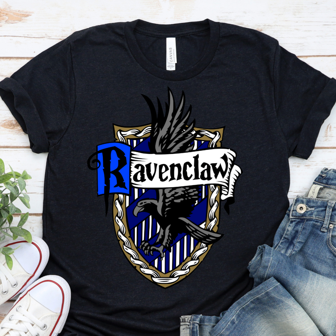 Harry Potter Shirt, Ravenclaw, House Crest, Hogwarts, Wizard, Pop Culture, Magic Shirt, Short-Sleeve Unisex T-Shirt