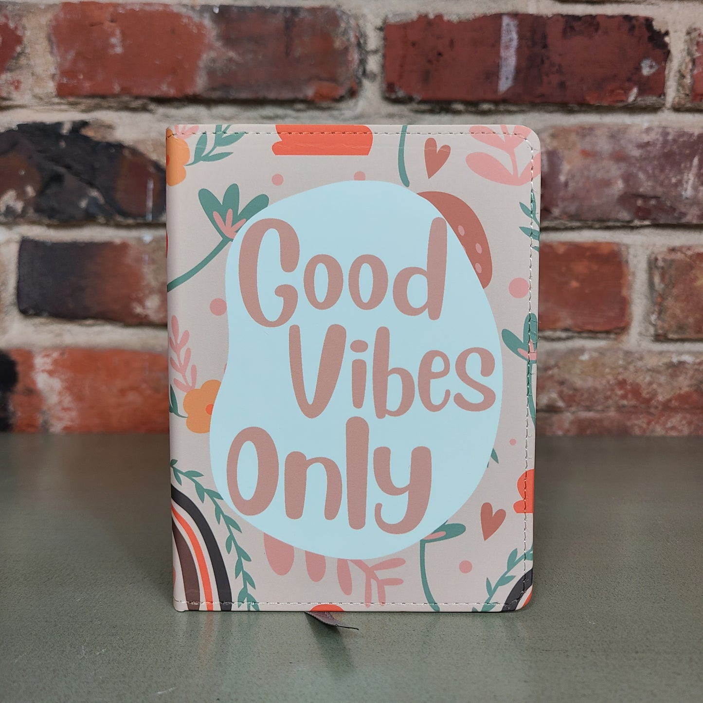 Good Vibes Only, Boho, Happy, Positive Vibes, Cute Journal, Hippie, Gift for Friend, Uplifting Gift, Pretty Therapy Journal, Gift for Writer