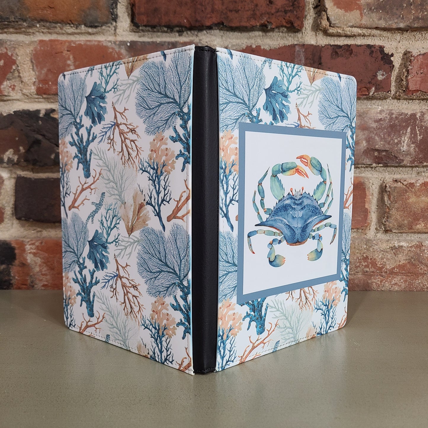 Blue Crab Journal, Coastal Nautical Journal Notebook