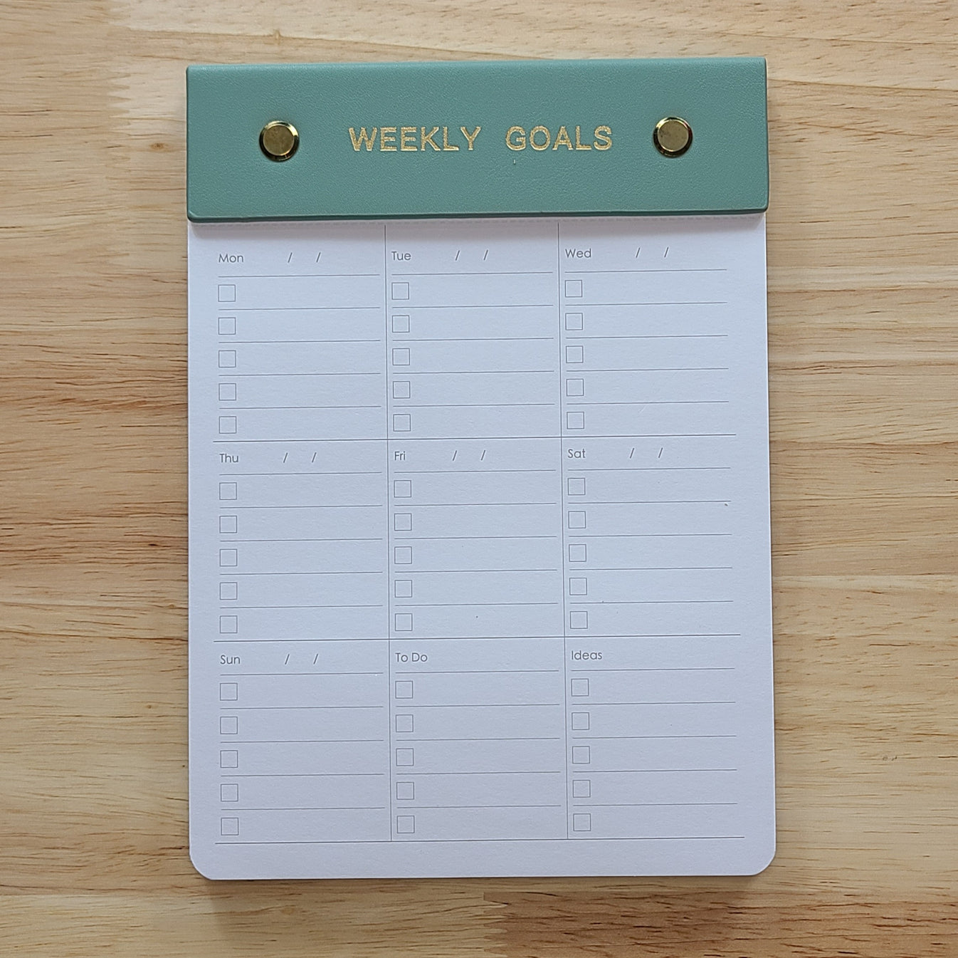Refillable Notepads, To Do List, Weekly Goal Planner – BAMF Design Studio