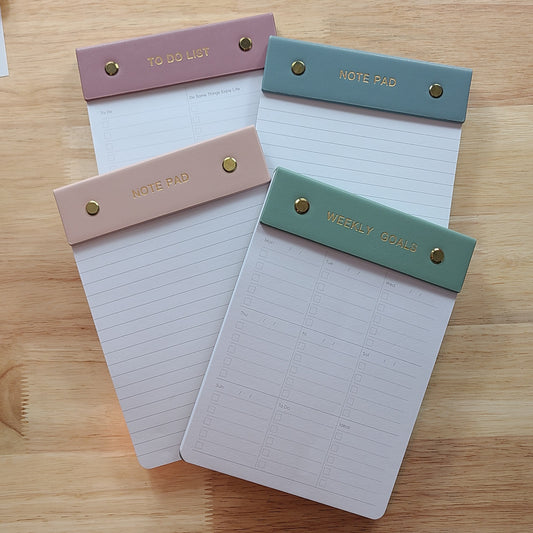 Refillable Notepads, To Do List, Weekly Goal Planner