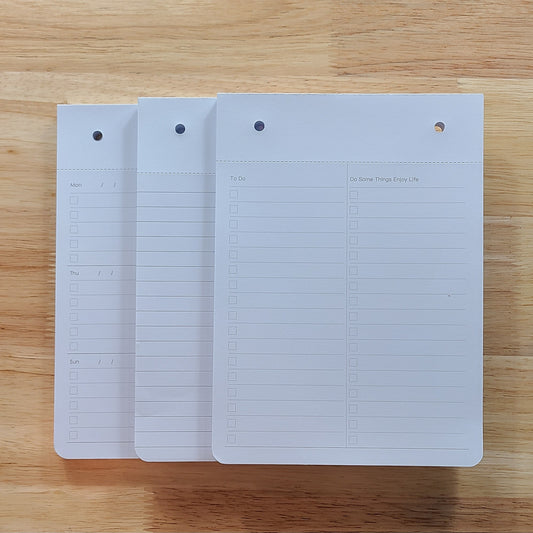 Pages for Refillable Notepad