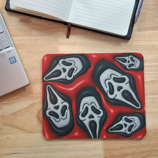 Ghostface Mousepad, Scream, Office Gift, Desk Accessories