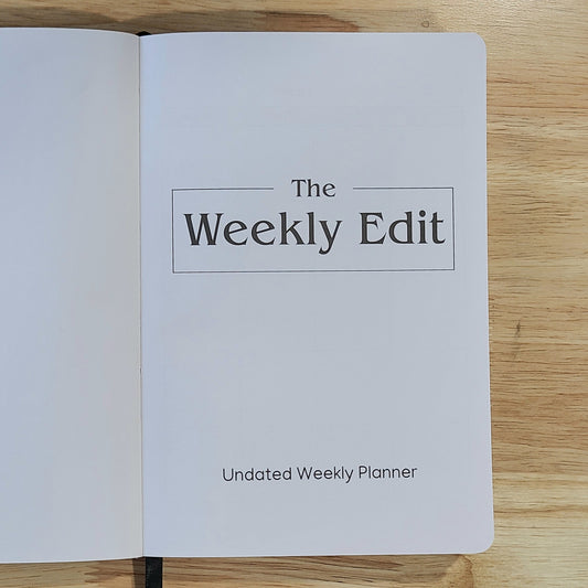 Undated Planner Replacement Pages