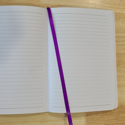 Limited Edition Lined Pages with Purple Bookmark