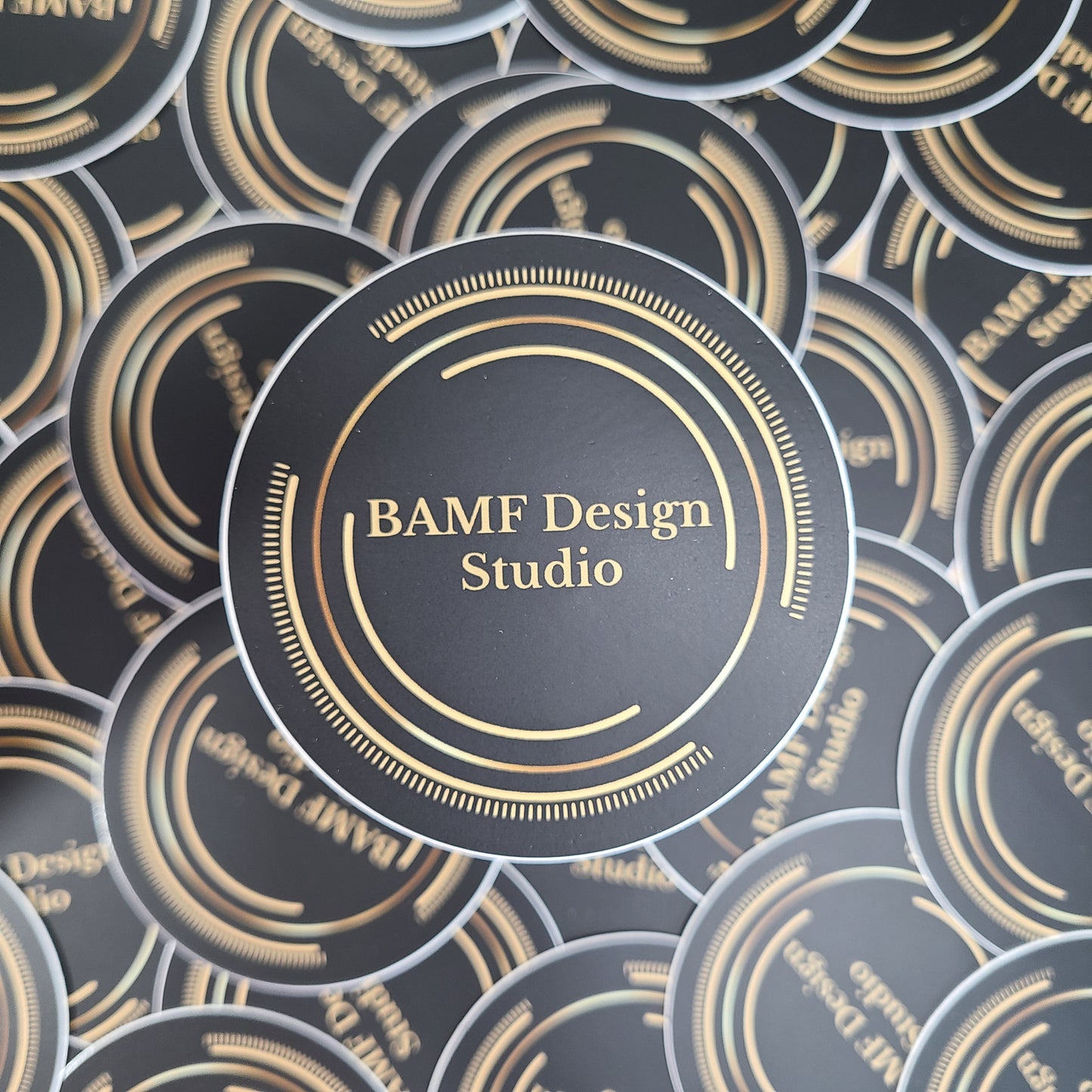 BAMF Round Logo Sticker