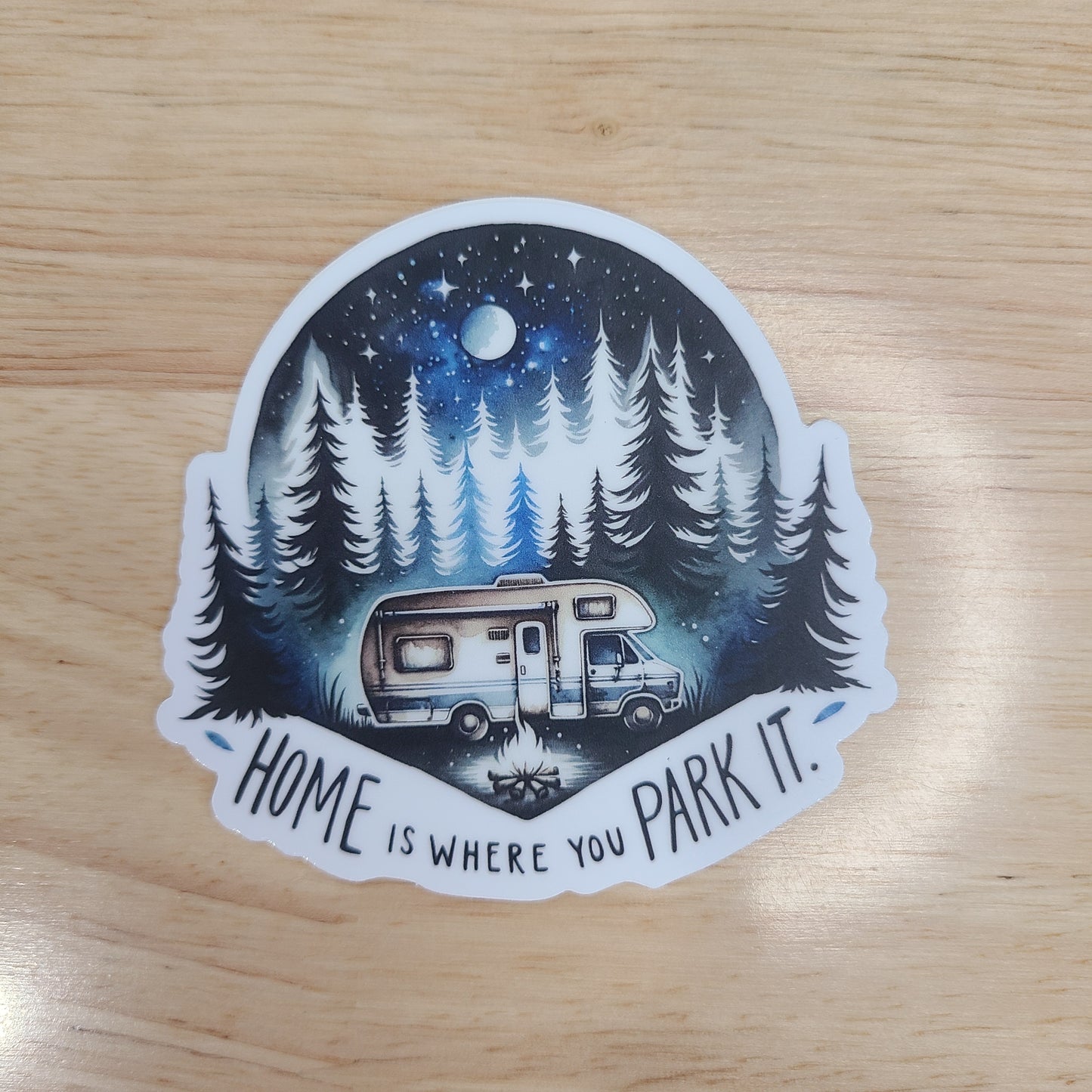 Camping RV Sticker