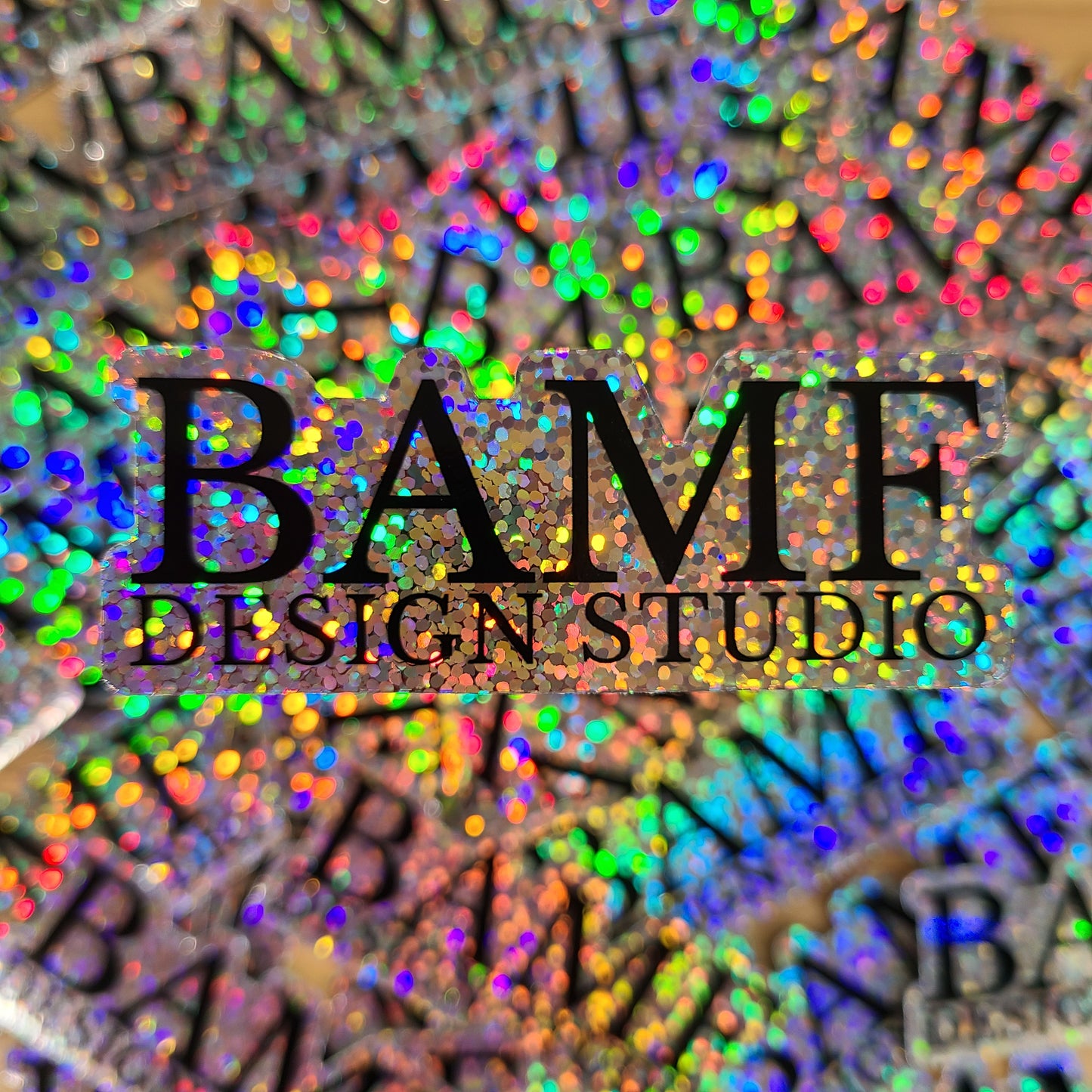 BAMF Sparkle Holo Sticker