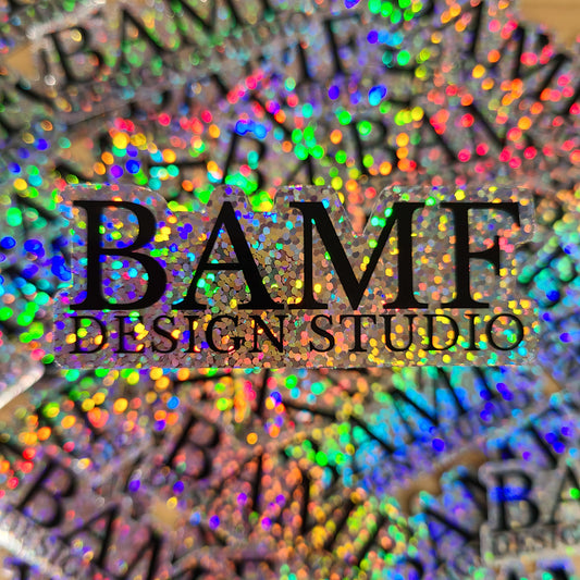 BAMF Sparkle Holo Sticker