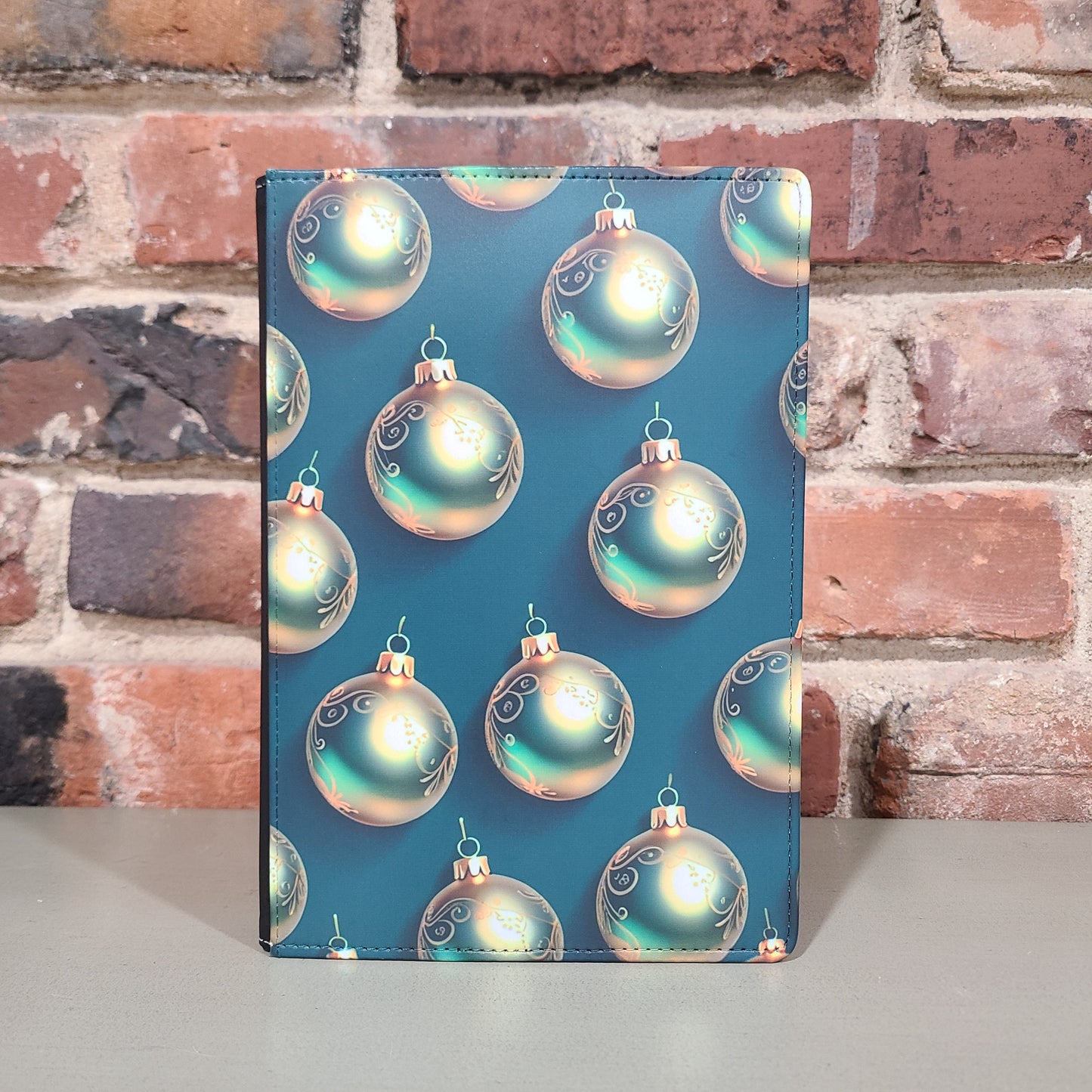 Christmas Gold Ornaments Journal