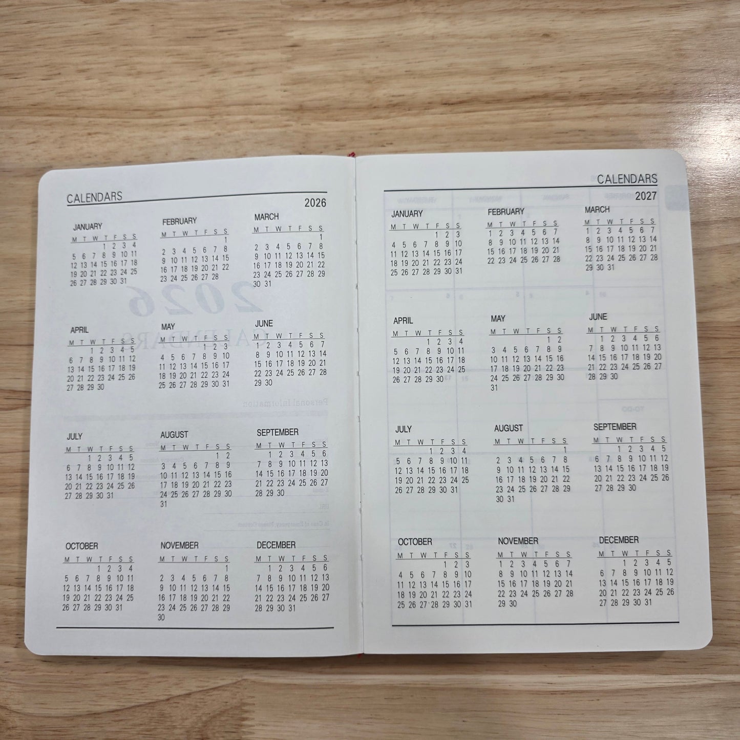 2026 Planner Pages