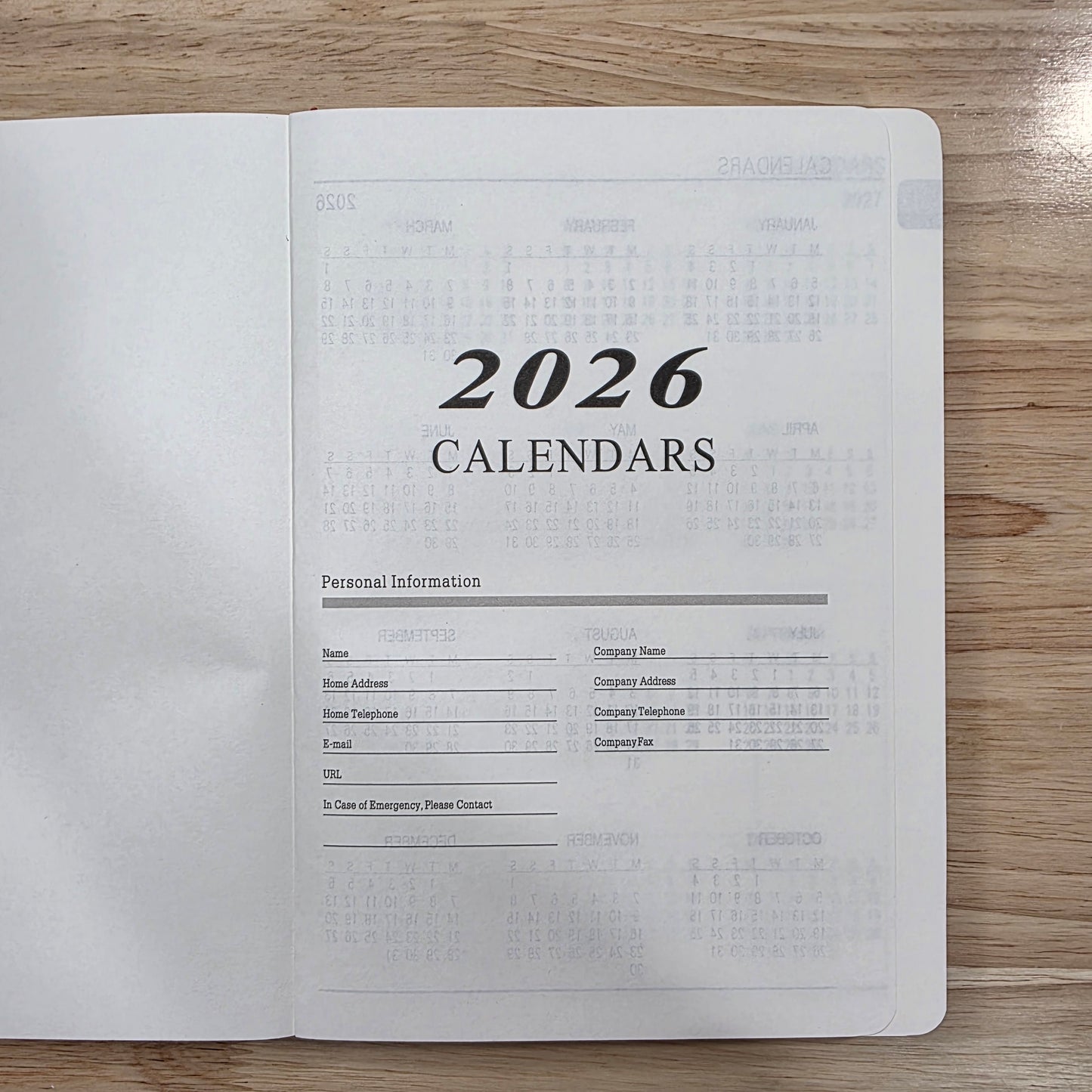 2026 Planner Pages