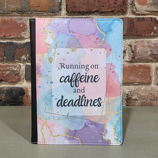 Caffeine and Deadlines Journal Cover