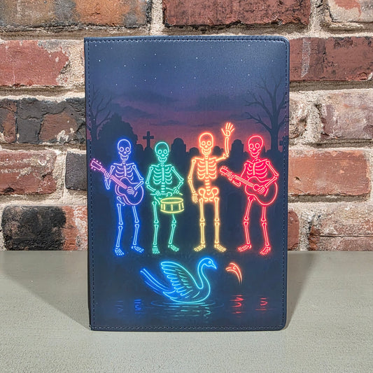 Dead Beats Skeleton Band Light Art Journal
