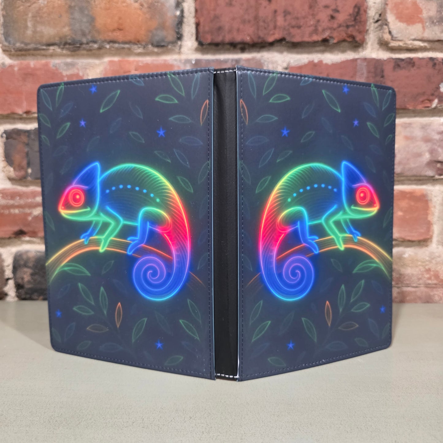 Vibe Lizard Chameleon Light Art Journal