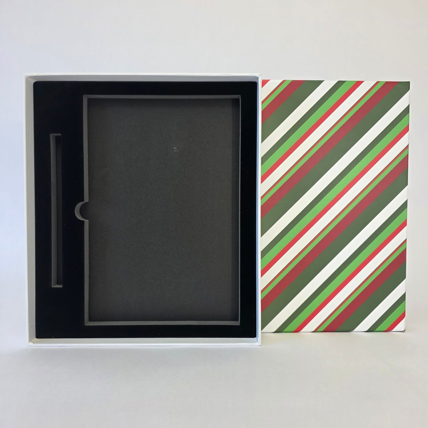Christmas Striped Gift Box, Journal Gift Box