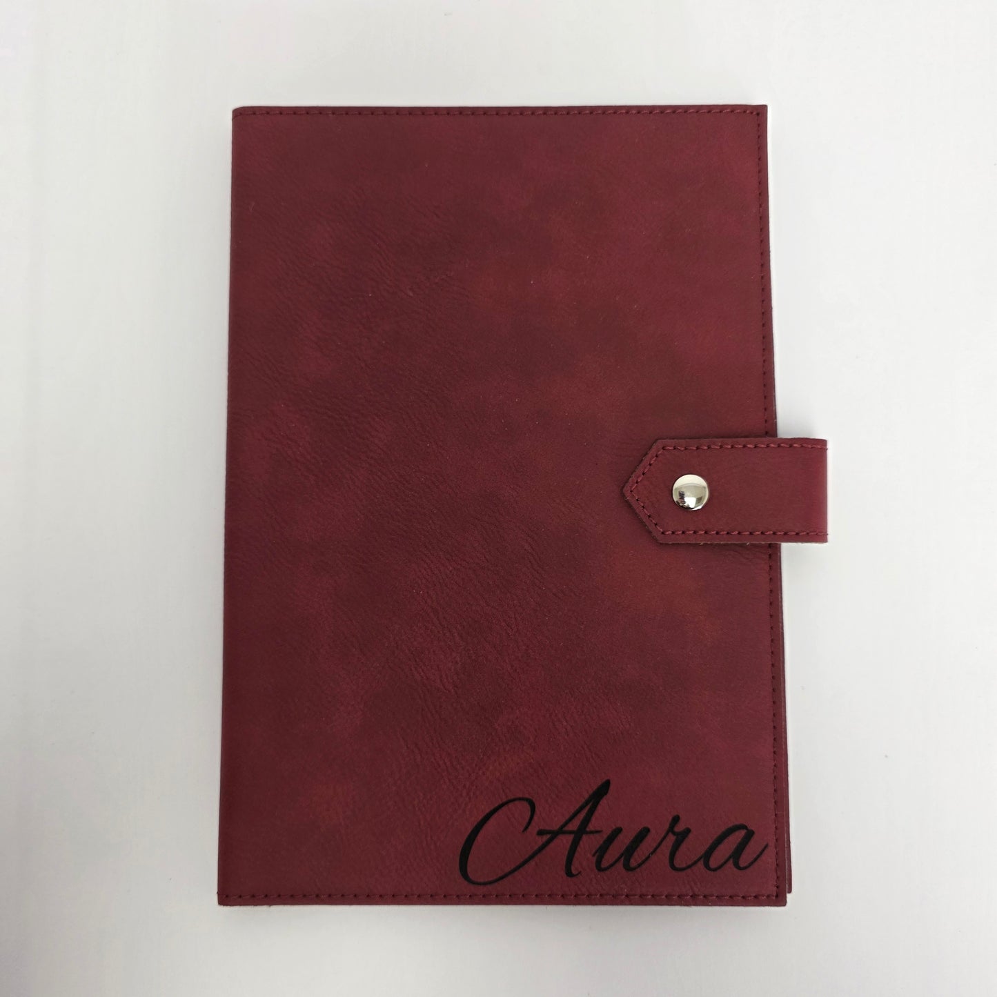 Studio Luxe Merlot Faux Leather Journal Cover