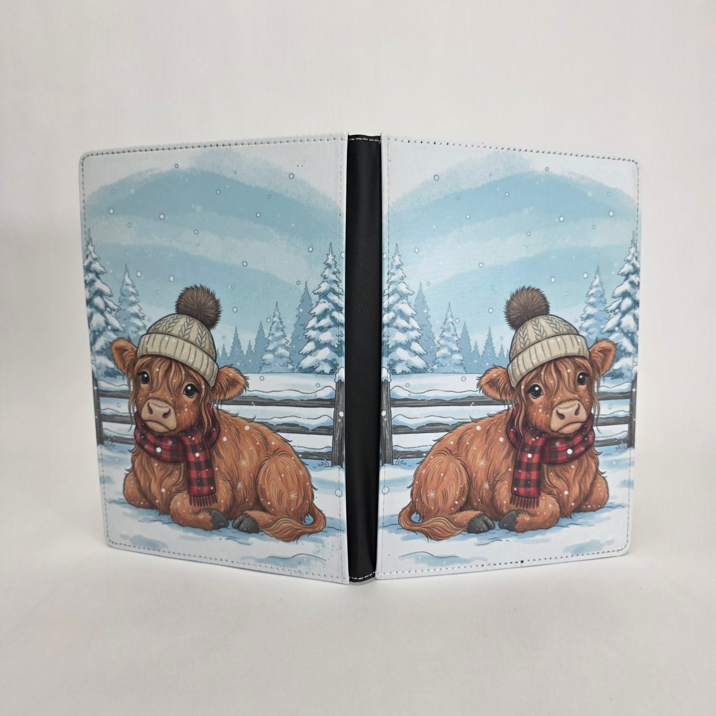 Winter Highland Cow Journal