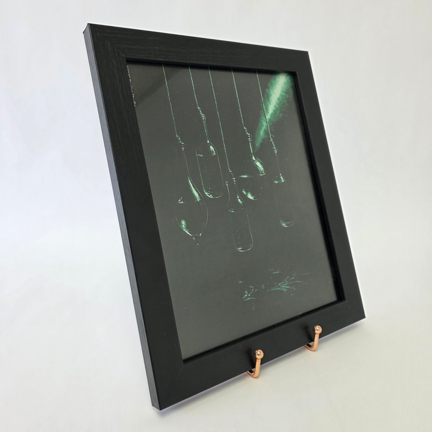 Hanging Glasses Framed Laser Art