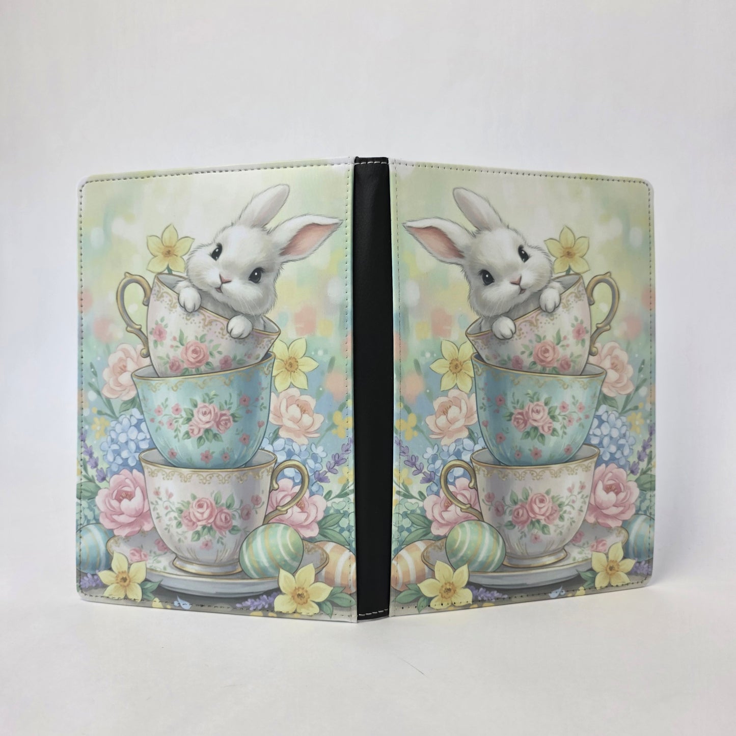 Bunny Teacups Watercolor Journal