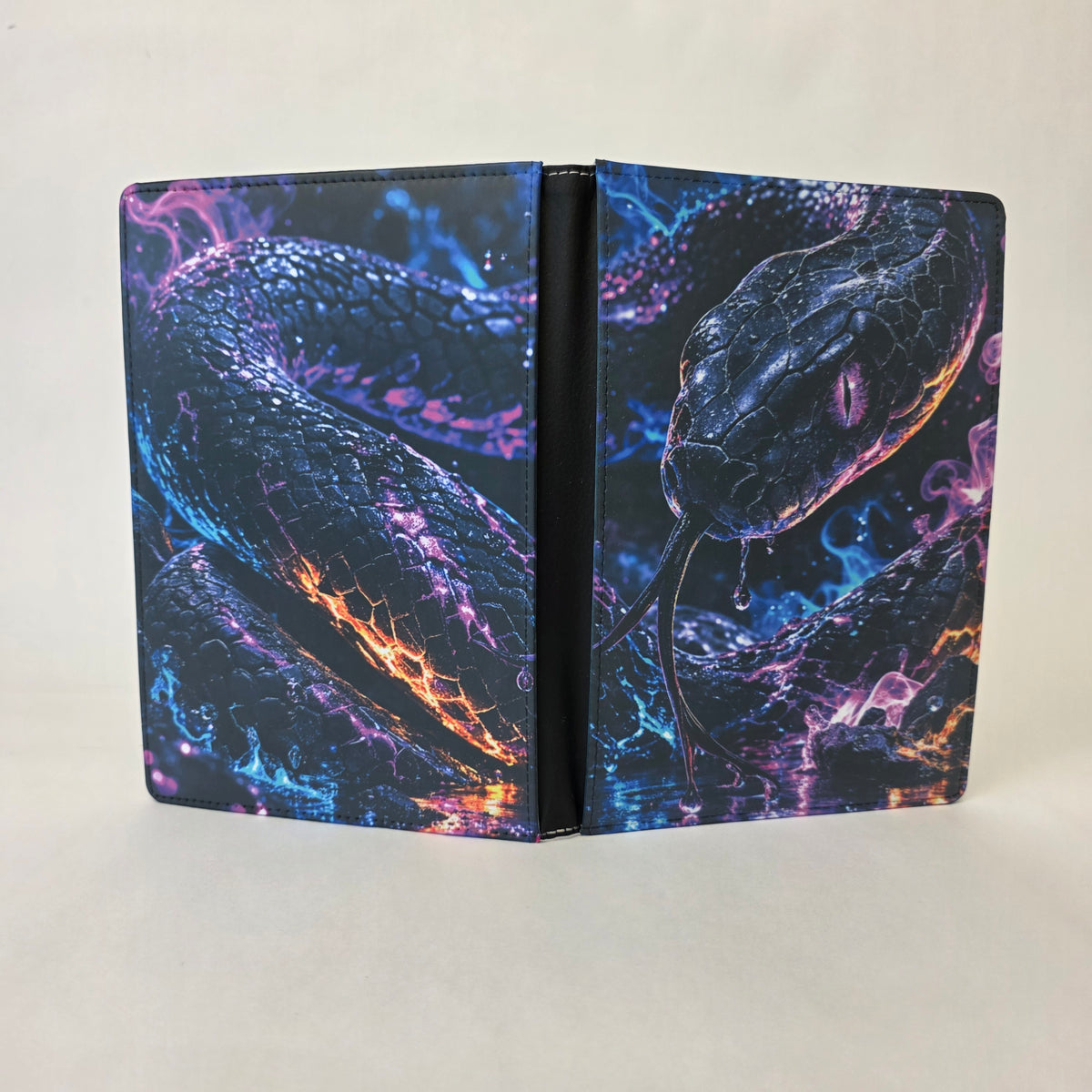 Snake Journal Dark Neon Snake Journal – BAMF Design Studio