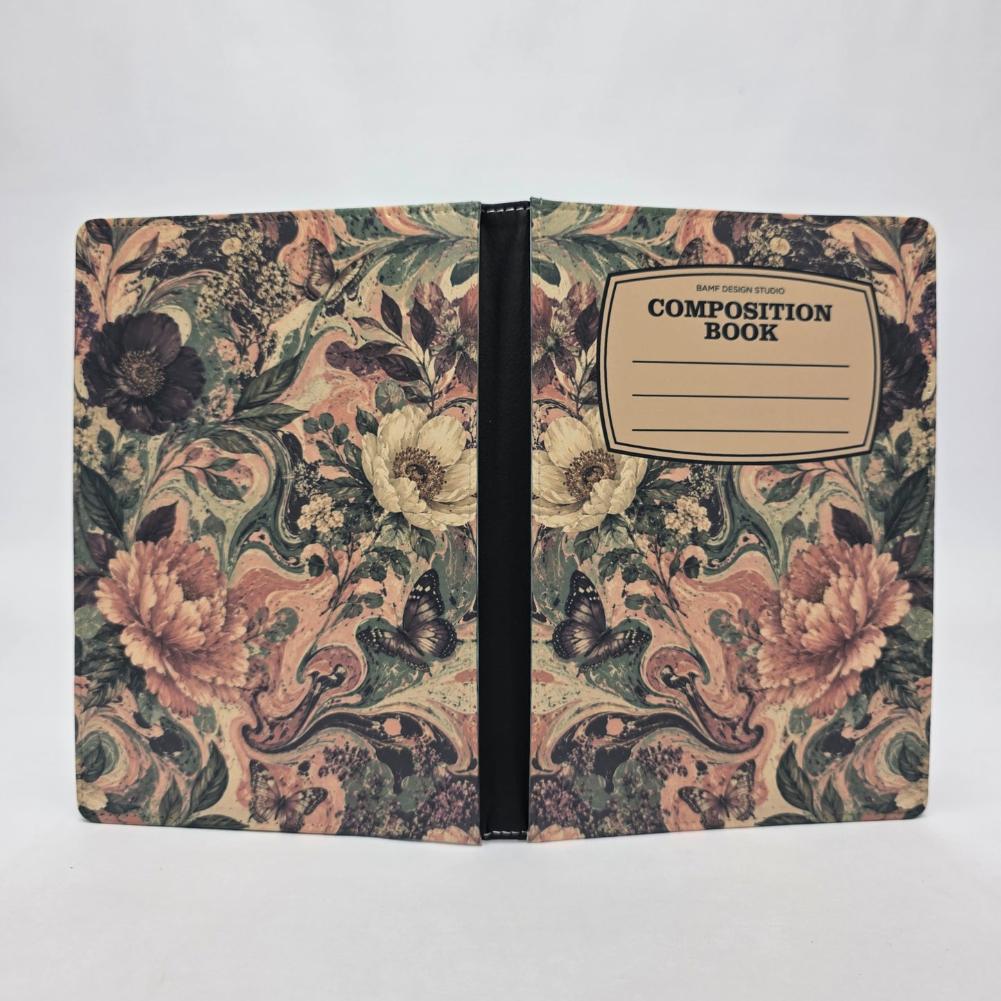Floral Marble Composition Journal - Weekly Exclusive