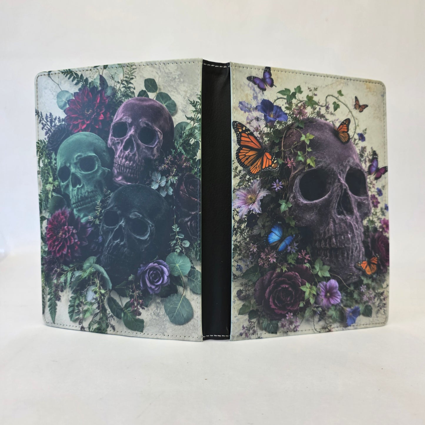 Flock Skull and Butterflies Journal