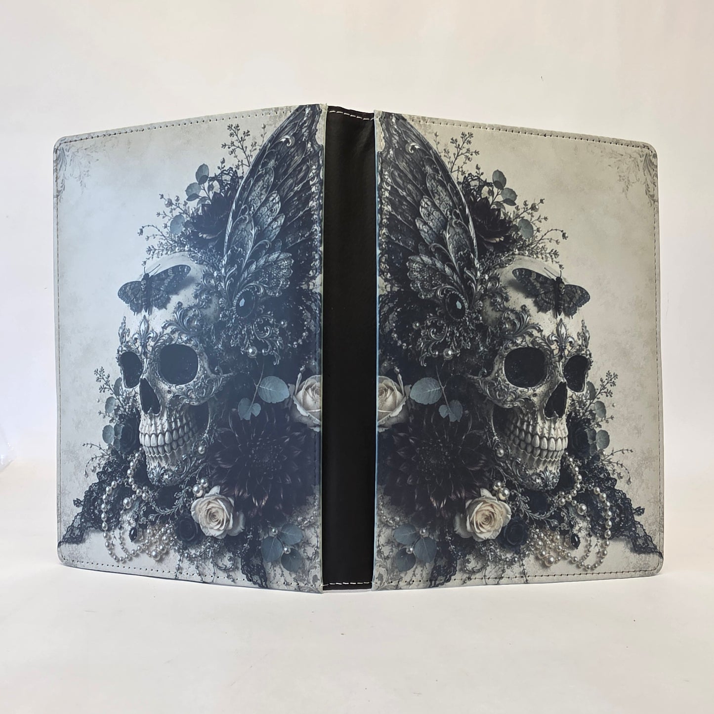 Masquerade Skull and Butterflies Journal