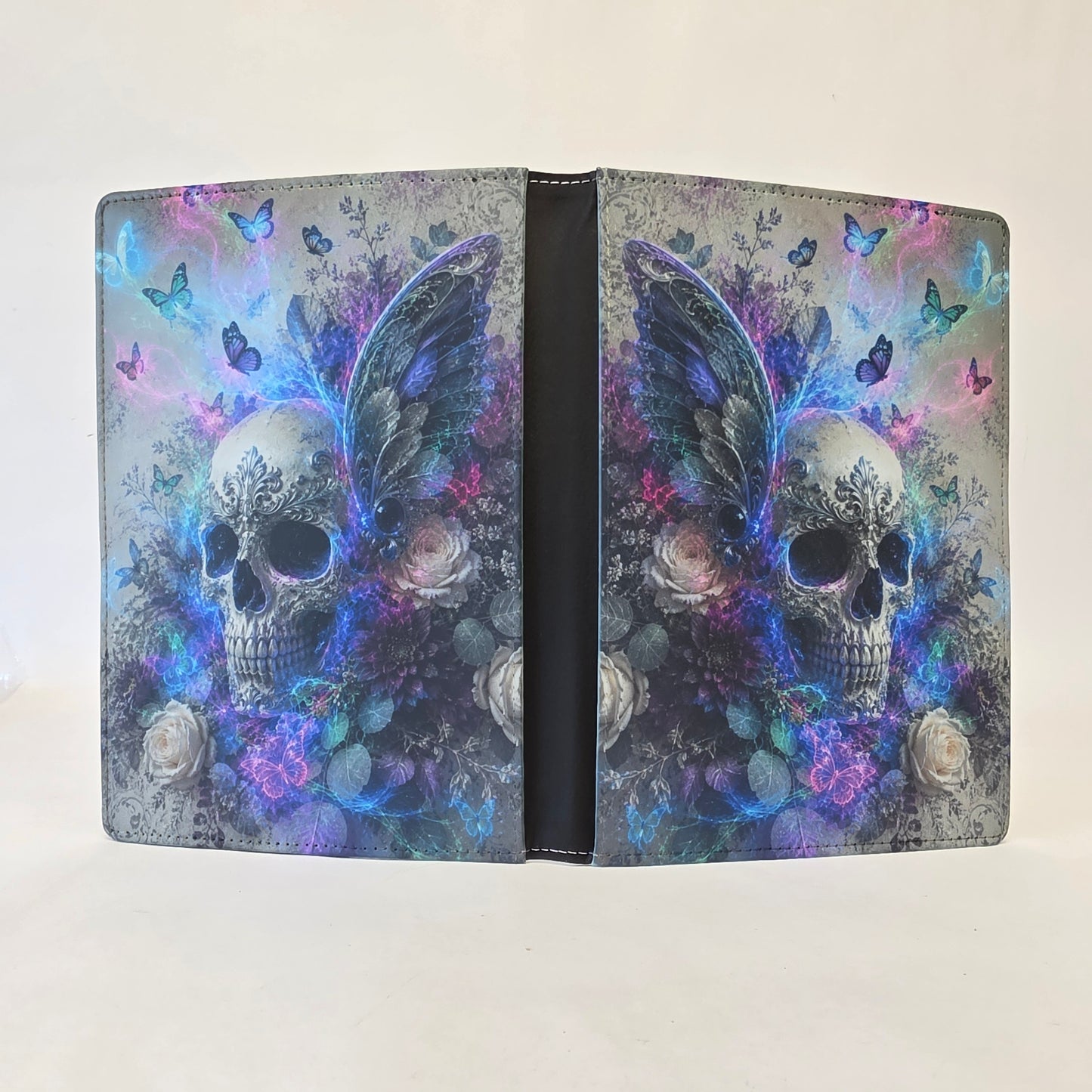 Glow Skull and Butterflies Journal
